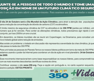 O mundo preocupado com os excessos de CO².