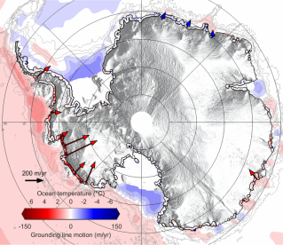 Antártica perde área submersa do tamanho de Londres desde 2010