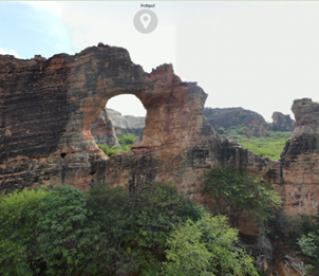 Passeio virtual na Serra da Capivara